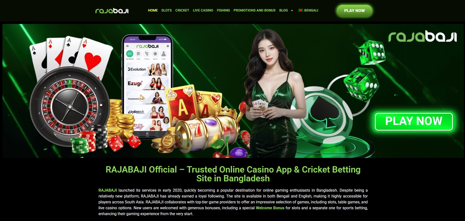 RajaBaji Casino Bonus